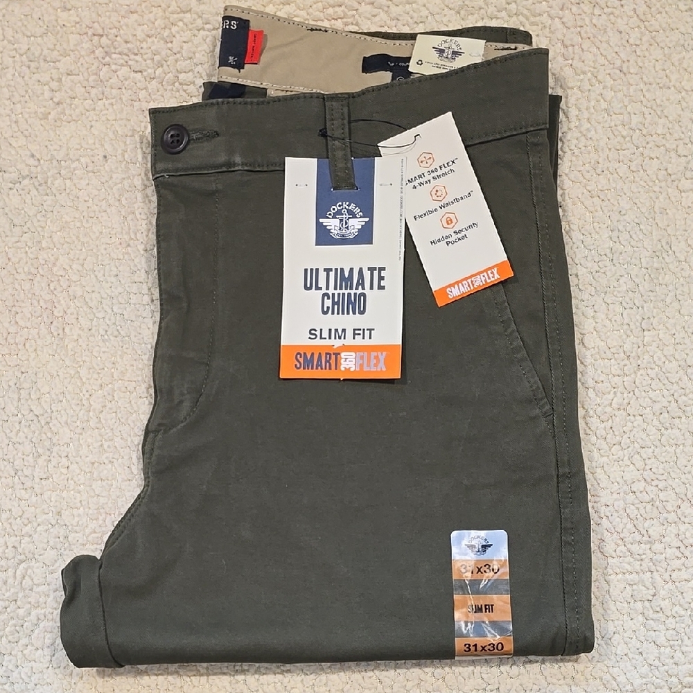 Dockers Men's Ultimate Chino Smart Flex Slim Fit Pants - Green